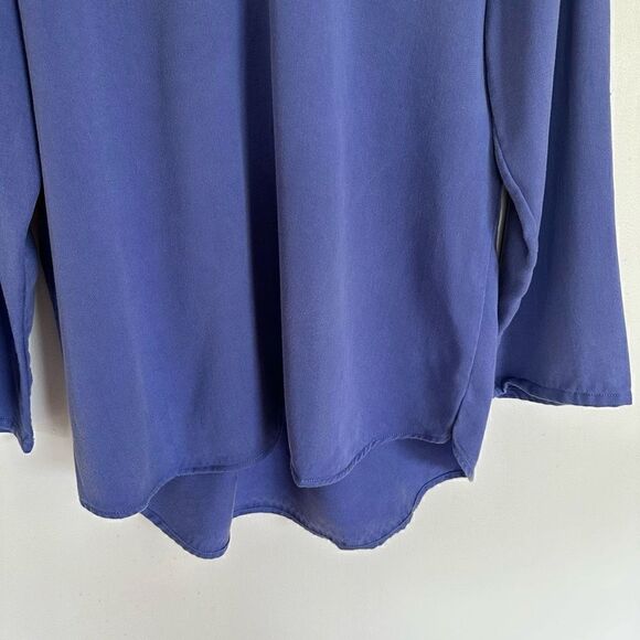 Soft Surroundings periwinkle Tencel lyocell tunic blouse - Picture 6 of 8